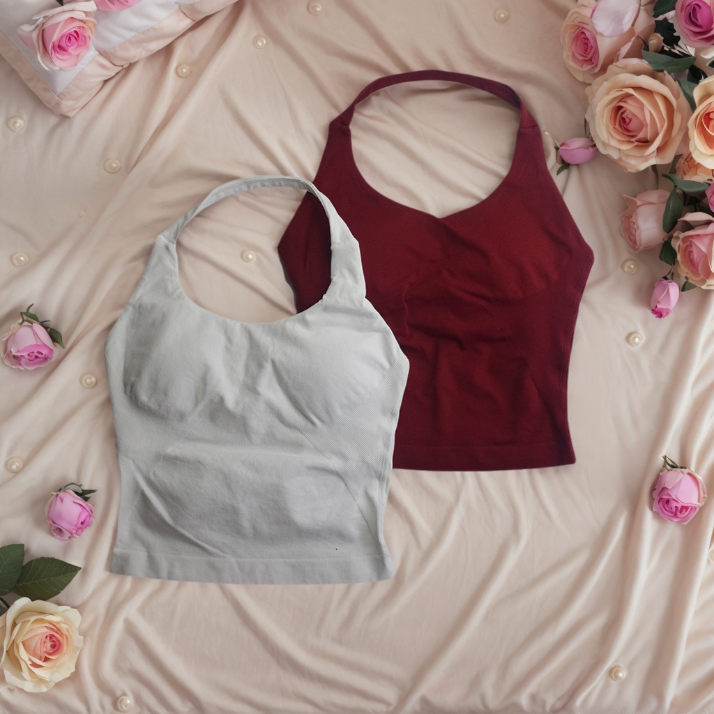 Geen logo Impact Longline Top Hoge elastische Fitness Yoga Tank Top Gym Dames Naadloze Workout Sportbeha Activewear Tops