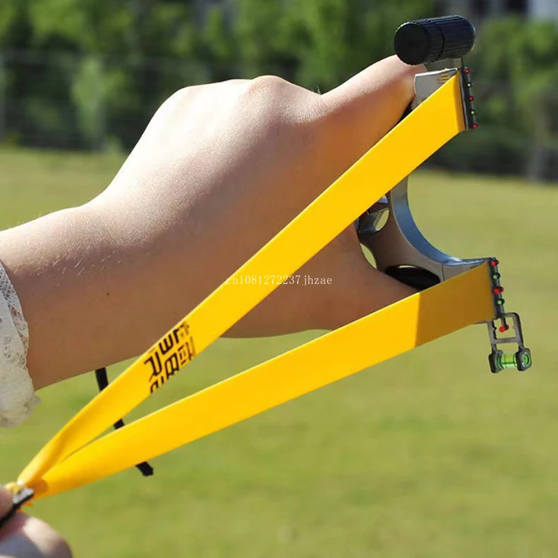 หนังสติ๊กเลเซอร์ยิงเร็วสลิงยิงล่าสัตว์กลางแจ้งและยิง tirachinas ศักยภาพสูงสำหรับหนังสติ๊ก