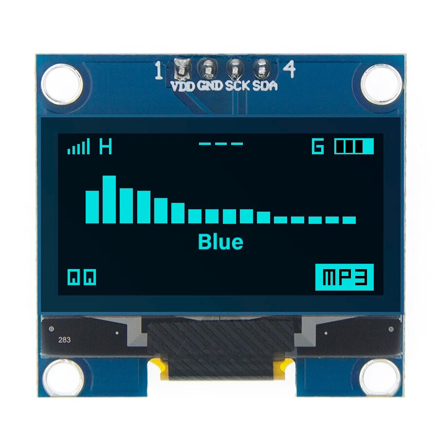 TENSTAR ROBOT 1.3" OLED Display Module White Blue Color Drive Chip SH1106 128X64 1.3 Inch LCD IIC I2C Communicate