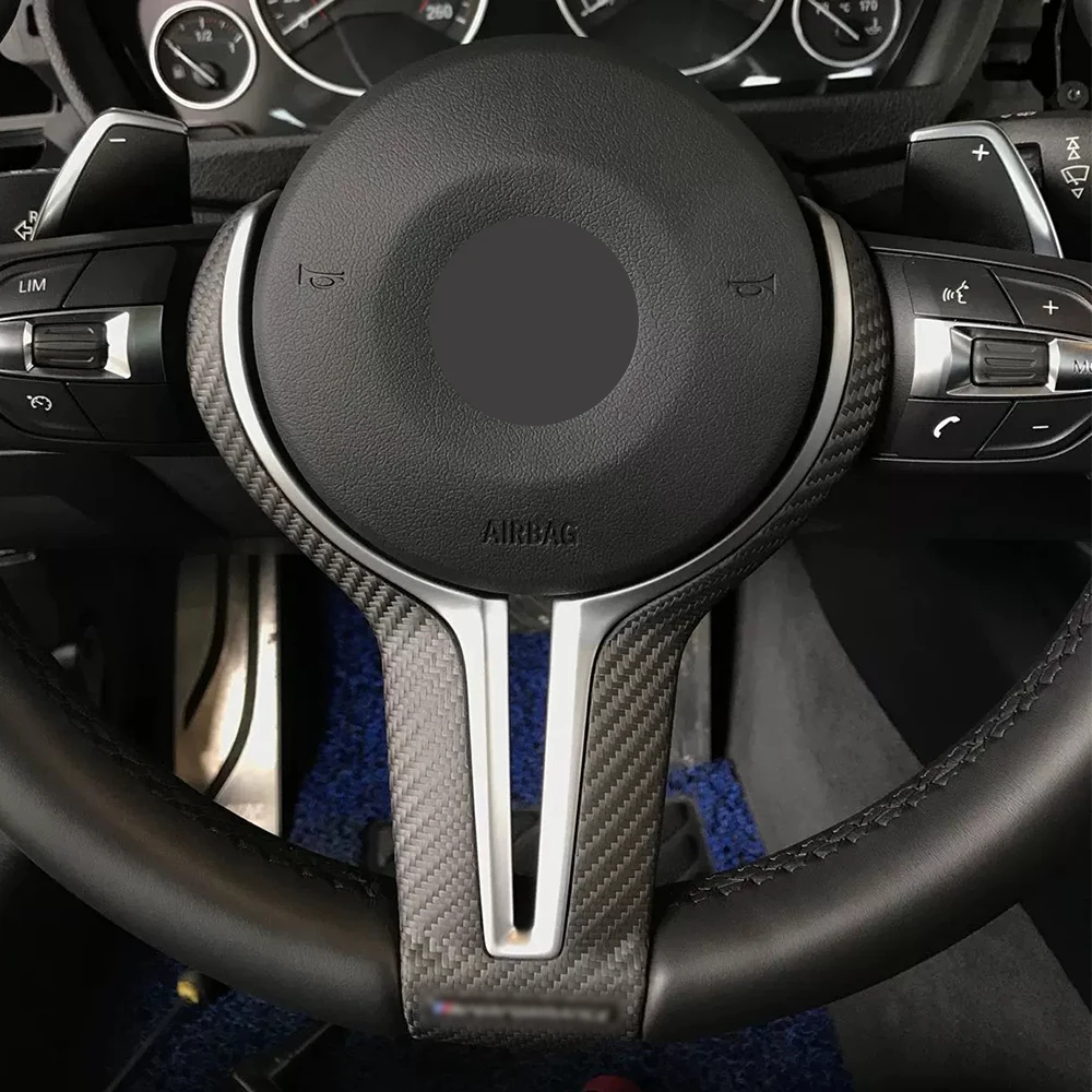 For bmw F10 f30 steering wheel Cover Kit  F20 F25 F26 F48 M3 M6 550D 328M Remote Cruise Control Speed Button Switch Shift Paddle