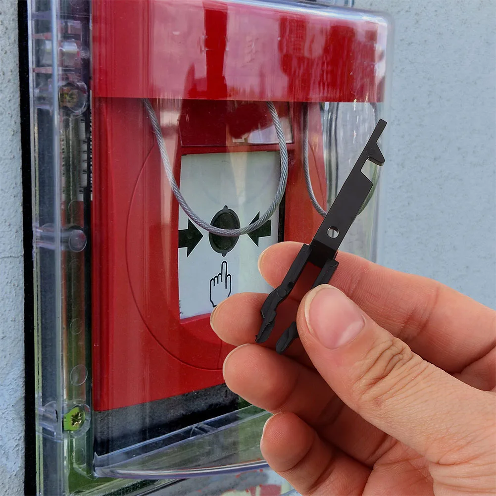 8 Uds interruptor de fuego llave de vidrio de rotura de emergencia alarma de salida reinicio botón de prueba de punto de llamada