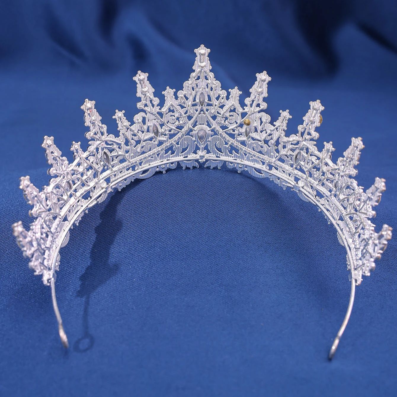 Couronne de mariage en biscuits cristal multicolore pour femme, diadèmes baroques, accessoire de cheveux, bijoux de luxe, princesse, reine