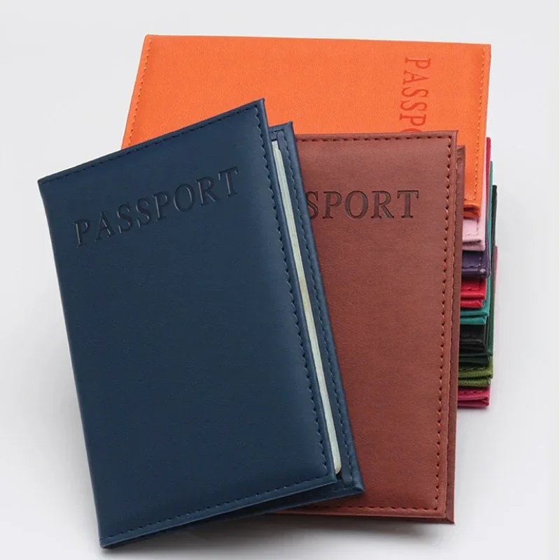 1 szt. Modny Nowy PU Damski Portfel na Paszport Etui dla Par Modele Dziewczęce Podróżne Okładki na Paszport Unisex Etui na Karty Męski Portfel na Karty