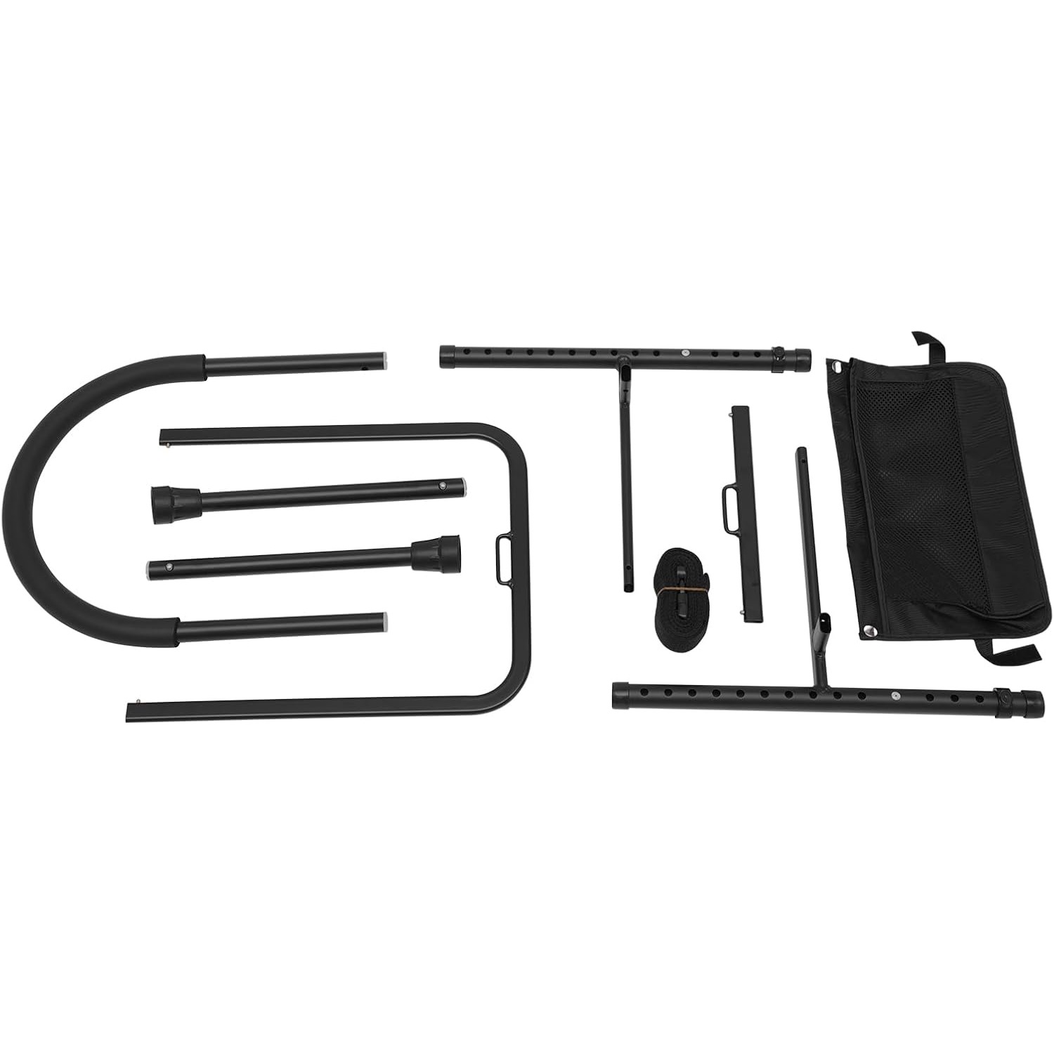 Bed Guard Bed Rails for Elderly Adult Bed Assist Rail with Adjustable Heights Safety Hand Rail Assist Handle With Storage Pocket