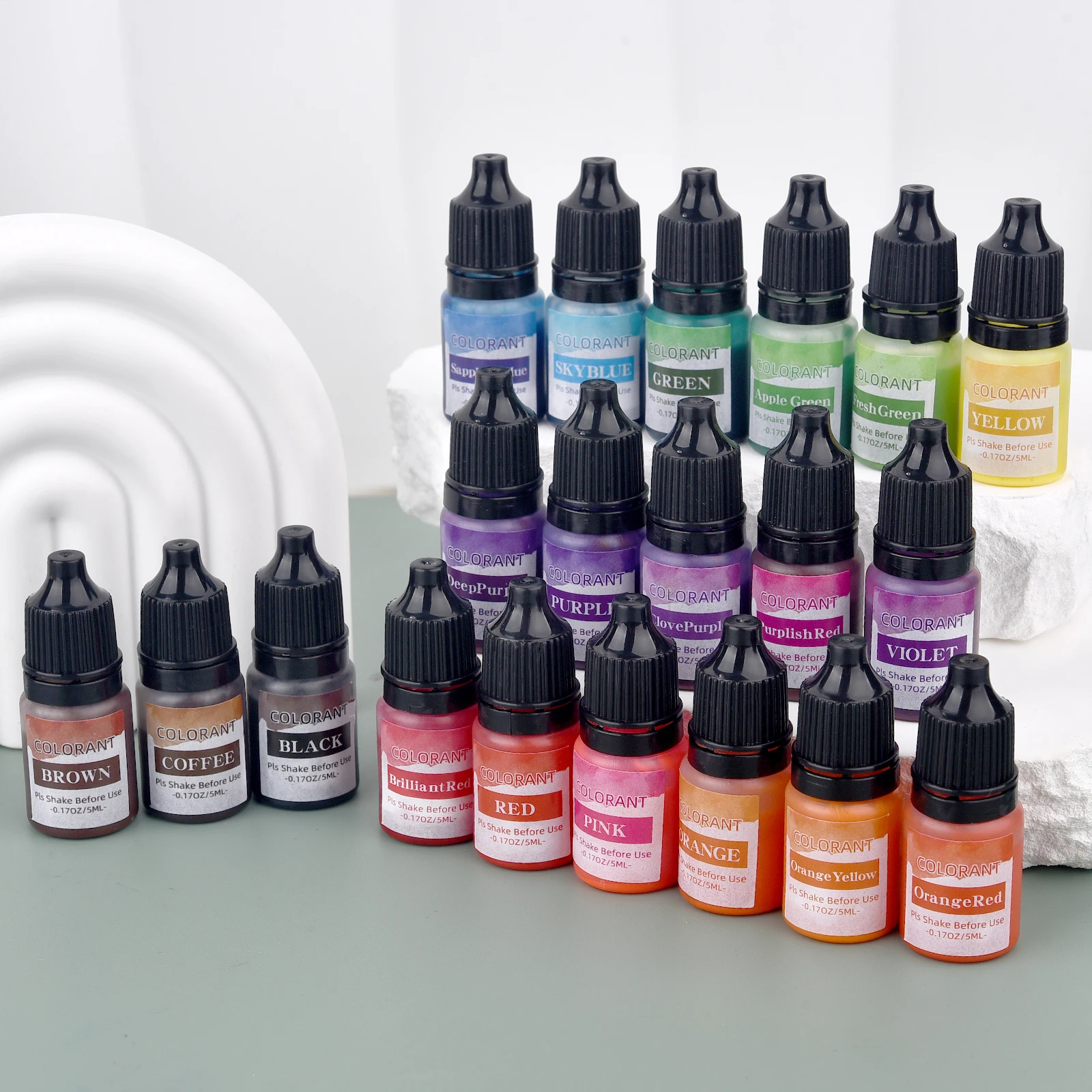 5 ml/butelka Pigment woskowy do świec Nietoksyczny pigment do świec sojowych Pigment w płynie Barwnik sojowy Wosk sojowy DIY Mydło barwniki Materiały do produkcji świec