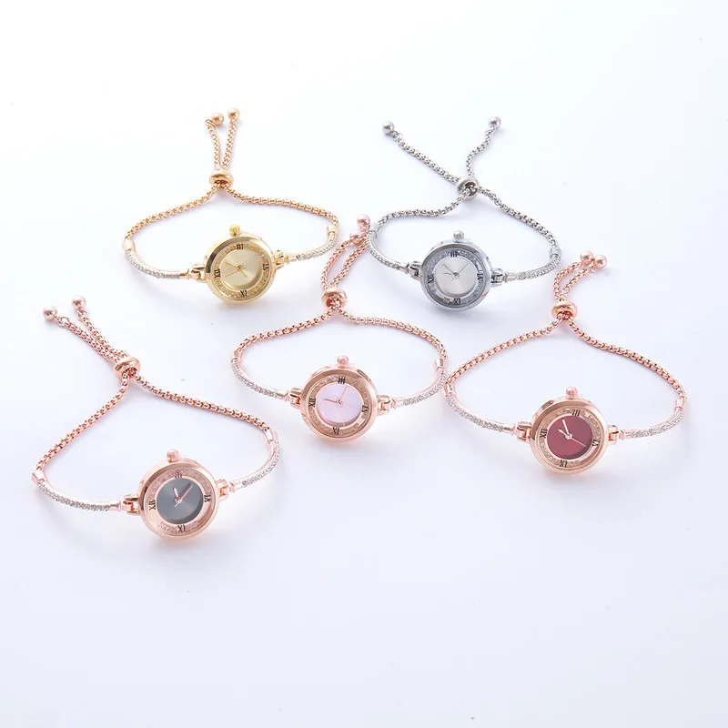 แฟชั่นผู้หญิงหรูหรานาฬิกาทองสุภาพสตรีนาฬิกาสําหรับสร้อยข้อมือ Montre Femme นาฬิกาข้อมือหญิงนาฬิกาผู้หญิงนาฬิกา Relojes