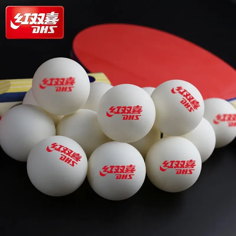 100 個 DHS 縫い目卓球ボール ABS 新素材卓球ボール ITTF 承認卓球ボールトレーニング競技用