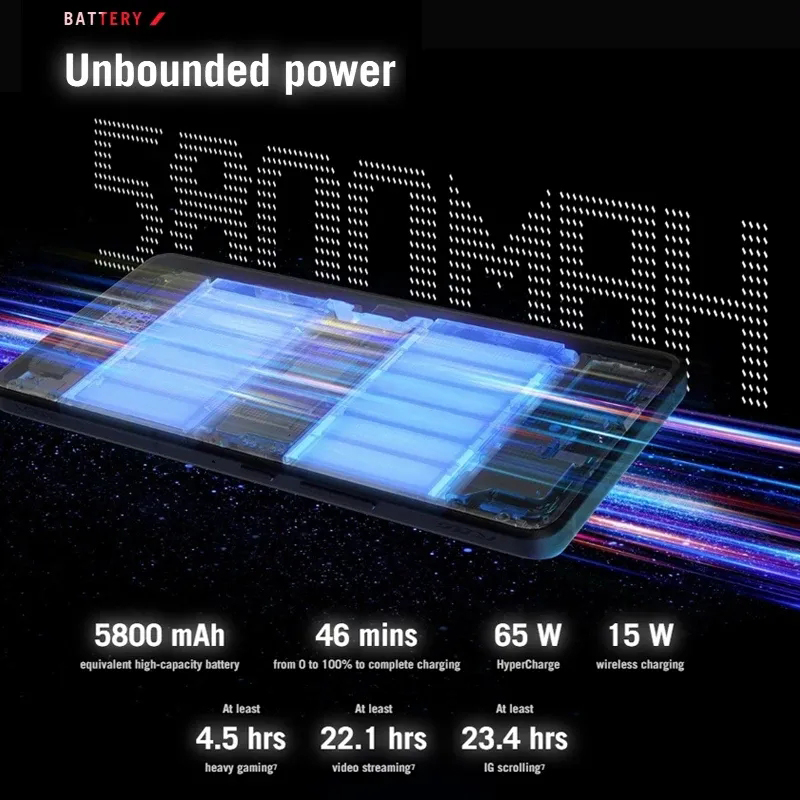 Estreia mundial ASUS ROG Phone 9 5G Smartphone Snapdragon 8 Elite 6.78 ''185Hz AMOLED Display ROG 9 Pro 5800mAh NFC Celular