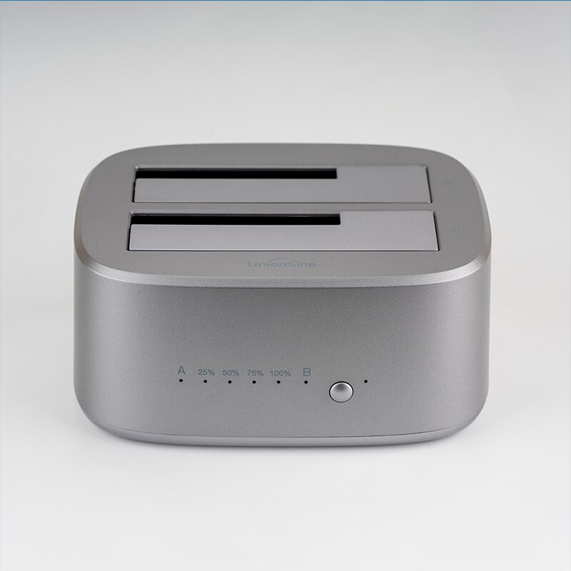 Stacja dokująca UnionSine Dual Bay HDD z klonem offline SATA na USB 3.0 Stacja dokująca do klonu HDD dla 2,5/3,5 ''etui SSD HDD