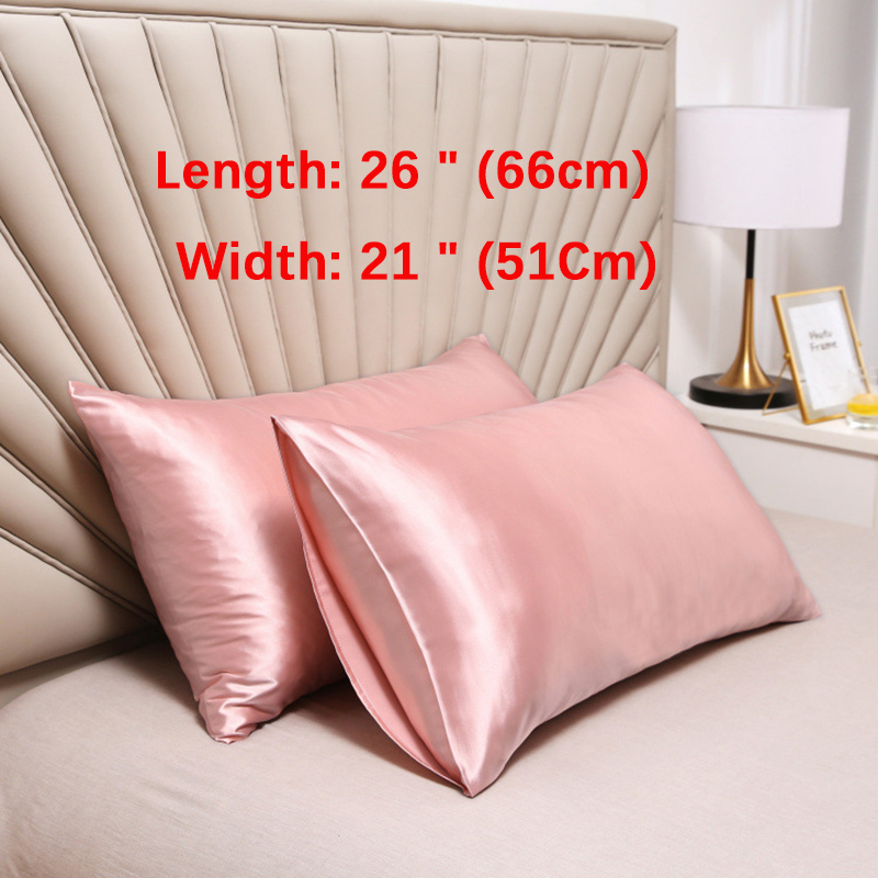 1 stks kussensloop kussensloop zijdeachtig satijn haar schoonheid kussensloop comfortabele kussensloop home decor groothandel