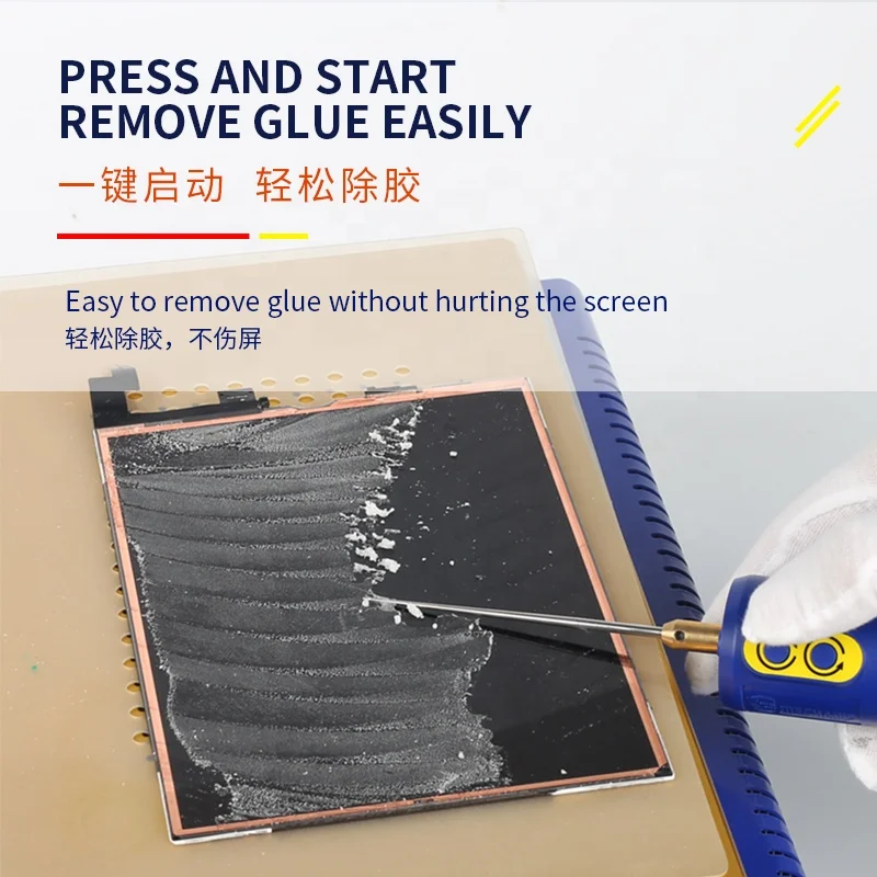 Mechanic IR14 Electric OCA Glue Remover Tool With Led Display For Phone Screen OCA Polarized Clean Electric Grinder Hand Tool