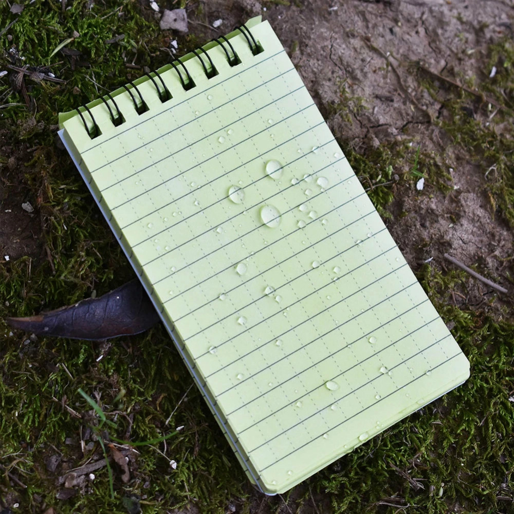 Cuaderno táctico militar a prueba de agua, Mini cuaderno de bolsillo, Bloc de notas para todo tipo de clima, acampar al aire libre, planificador de lista de tareas