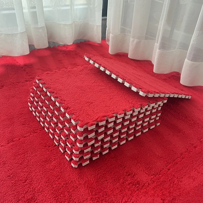 4–20 Stück Baby-Plüsch-Aktivitätsspielmatte, EVA-Schaum, weiche Spielmatte, BPA-frei, wiederverwendbar, waschbar, rutschfest, wasserdicht, Puzzle-Nähmatte