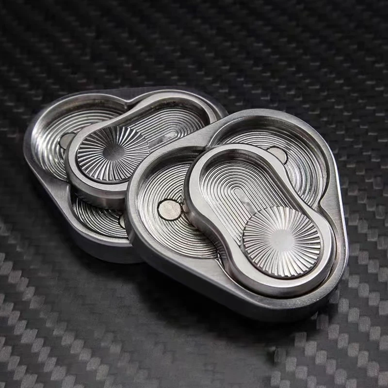 ตลกแม่เหล็ก Fidget Slider ผู้ใหญ่ EDC โลหะ Fidget ของเล่น ADHD Hand Spinner ออทิสติก Sensory ของเล่นความวิตกกังวลความเครียดบรรเทาผู้ใหญ่ของขวัญ