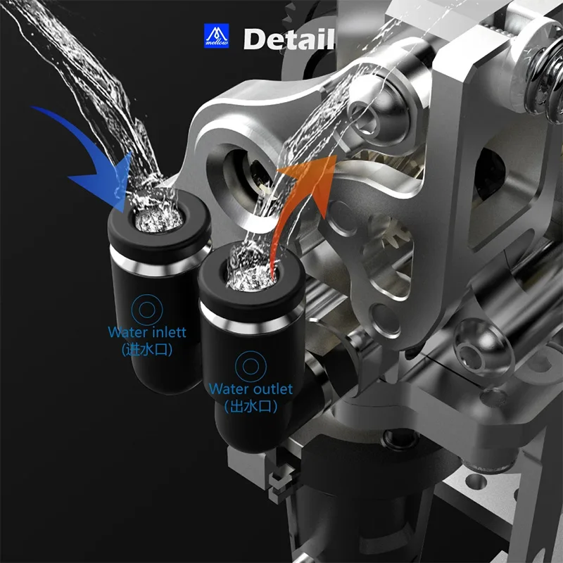 Mellow 60T 12MM engranaje totalmente metálico CNC vz-extrudort-low/WC Plus extrusora para impresora 3D VzBoT 330 VZ235 HevORT Voron