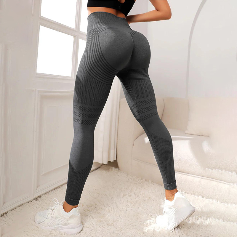 Mallas deportivas para mujer, mallas sin costuras de cintura alta, ropa deportiva, mallas de entrenamiento transpirables