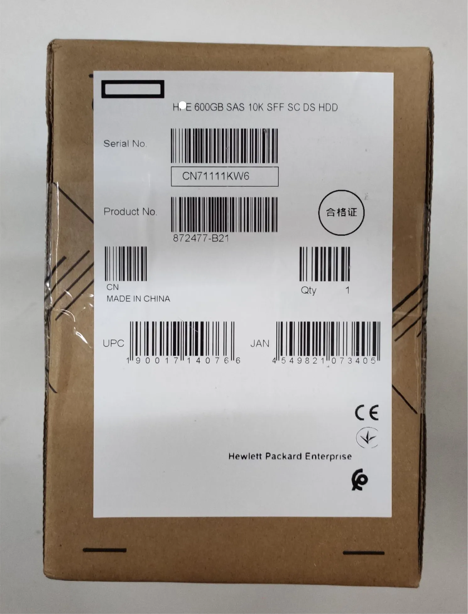 HDD 400-AUQX 2.4TB 10000RPM SAS 12GB/S Hot-plugable 256MB Cache, Hard Drive 2.5 inci dengan nampan untuk Server PowerEdge De + ll