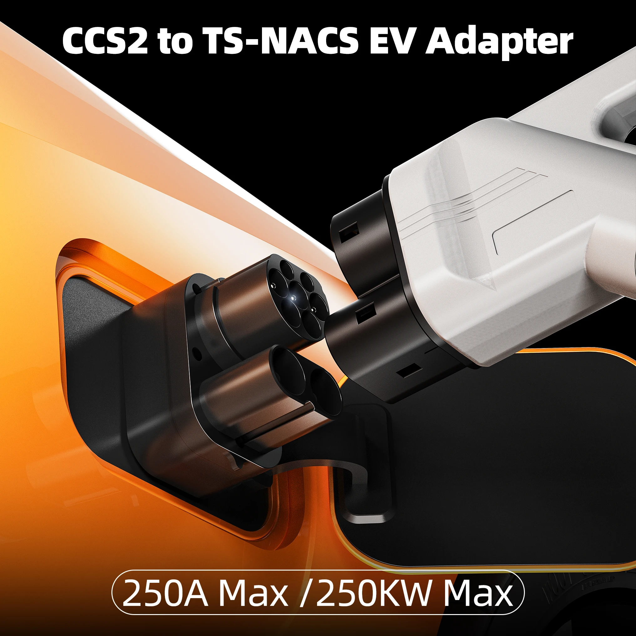 Feyree ccs2 para tesla ac + dc adaptador apto para tesla modelo 3/x/y feito nos eua ccs2 combo adaptador suporte ccs2 e tipo 2 ev carregador