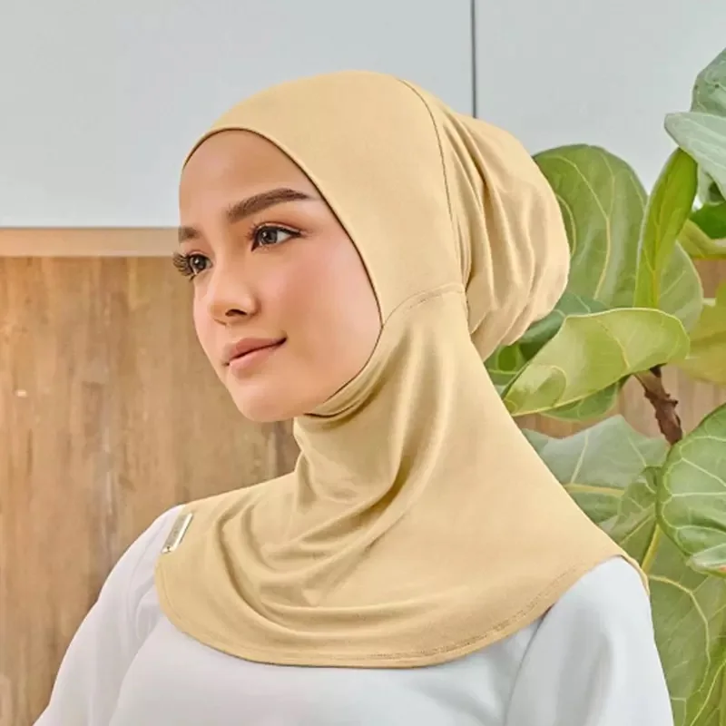 Sob cachecol hijab boné feminino estiramento sob bonés cor sólida hijab sob cachecol mulher hijab boné unisex hijab chapéus turbantes para mulher