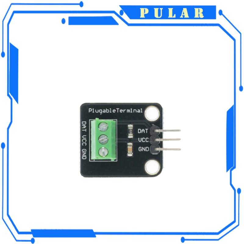 Cable de Sensor Digital PLR resistente al agua, 100CM, Kit de módulo de temperatura DS18B20, adaptador de Terminal de sonda de acero inoxidable Arduino