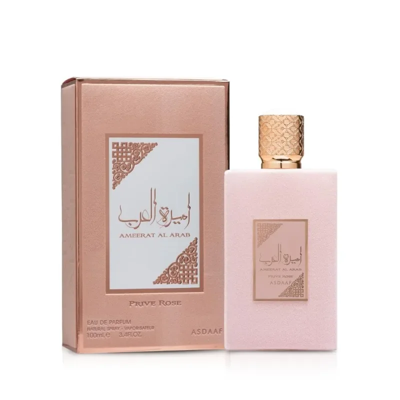 100ml al árabe prive rosa eau de parfum duradouro luxo aristocrático perfume de mujer perfumes importados original feminino