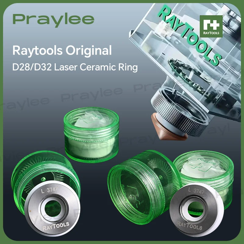 Керамическое лазерное кольцо Raytools, Держатель сопла D28, M11, D32, M14, запчасти для волоконно-лазерной режущей головки BT220, BM114, BMH109, оригинал