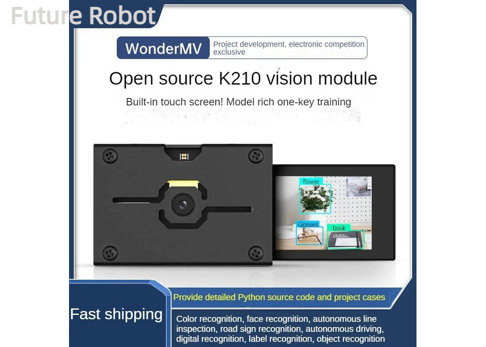 K210 Visual Module WonderMV Vision Recognition Module Smart Camera Python Development Board Programmable Canmv Sensor for Robot