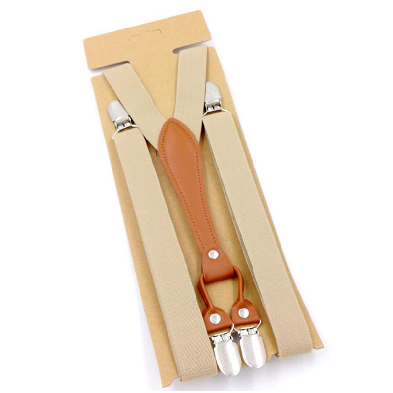 Herren-Hosenträgergürtel aus schwarzem Leder mit elastischem Clip-on-Y-Back-Hosenträger, verstellbare Träger für Hochzeitsanzug, Rock, Accessoires, Geschenk
