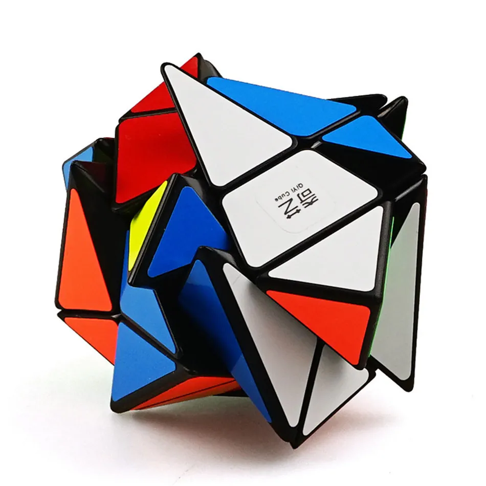 Qiyi Trục Cube Magic Tốc Độ Cube Stickerless Chuyên Nghiệp Fidget Đồ Chơi QIYI Trục 3X3 Cubo Magico Xếp Hình