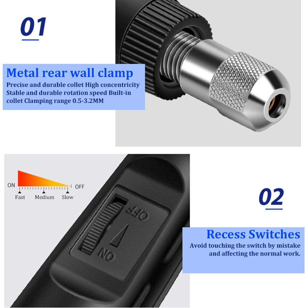 Amoladora eléctrica para tallado de Jade, herramienta rotativa de pulido, Mini taladro, grabador