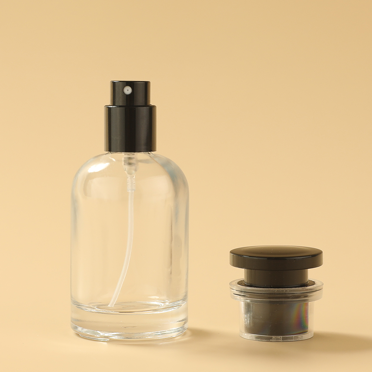 30ML Zerstäuber Parfüm Spray Flasche Für Reise Klar Leere Köln Spender Tragbare Glas Sprayer Für Toner Kosmetik