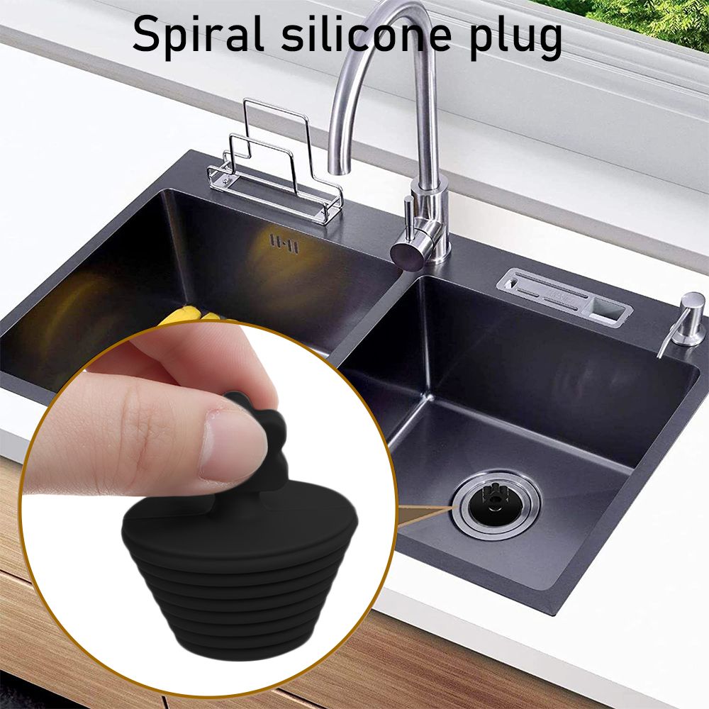 Silicone Drain Stopper Universal Bathtub Plug Shower Bath Tub Sink Drains Replacement Bathroom Accessories
