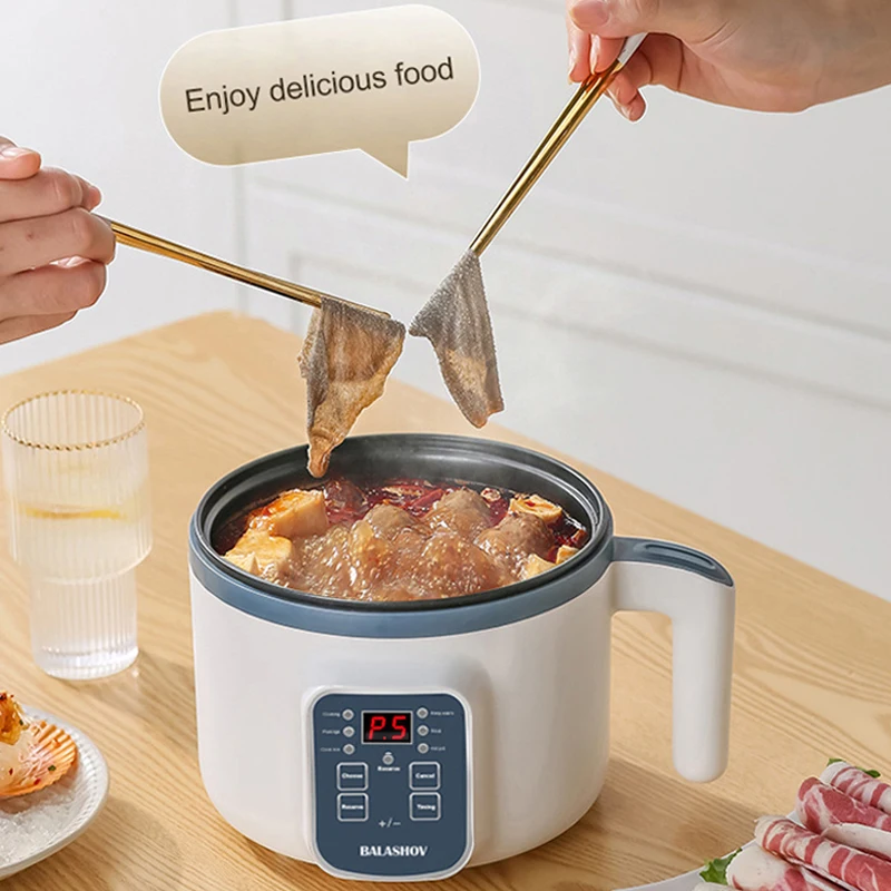 1.7L หม้อหุงข้าวไฟฟ้า SINGLE Double Layer 220V หม้อหุงข้าว Non-Stick Smart Mechanical MultiCooker หม้อข้าวนึ่งสําหรับ Home