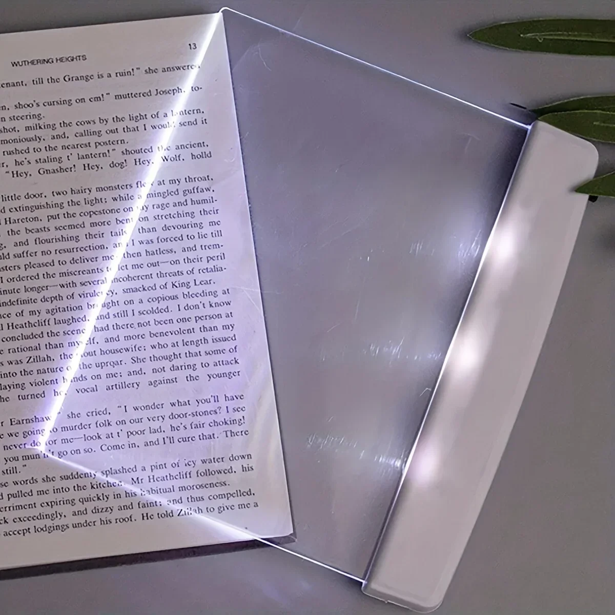 Lampada da lettura per visione notturna a schermo piatto a LED da 1 pezzo, lampada da lettura per protezione degli occhi Lampada da lettura notturna per studenti