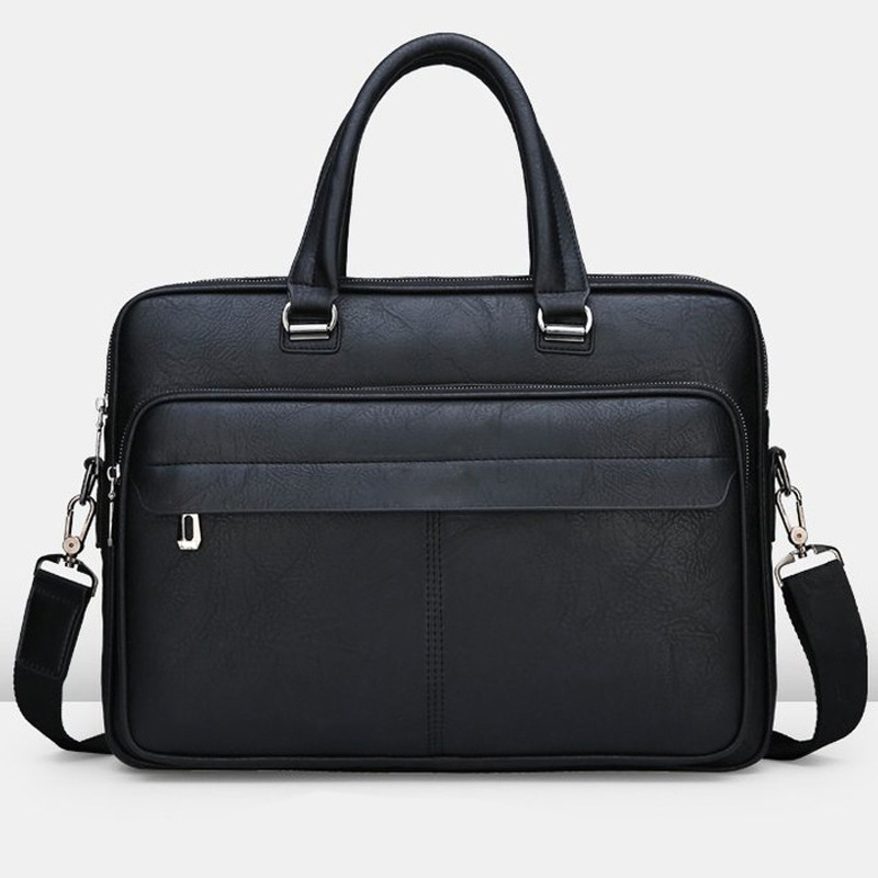 Neue Männer Aktentasche Tasche klassische Retro Pu Leder Luxusmarke Business Handtasche männliche Umhängetasche Laptop Computer Fall
