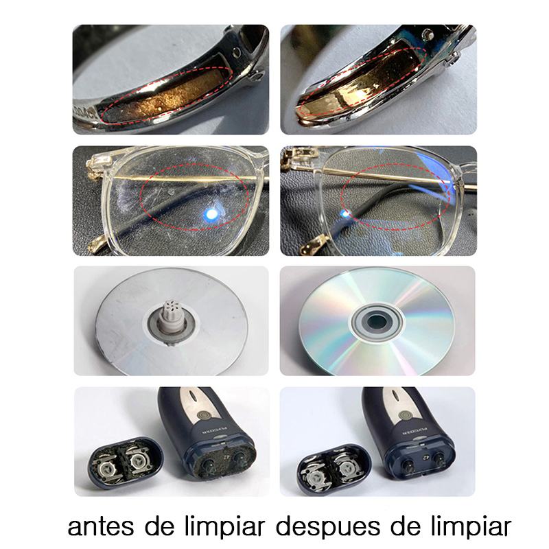 Limpiador ultrasónico, baño sonicador de 30/50W, 40Khz, Degas para relojes, lentes de contacto, gafas, dentadura, maquinilla de afeitar eléctrica para maquillaje