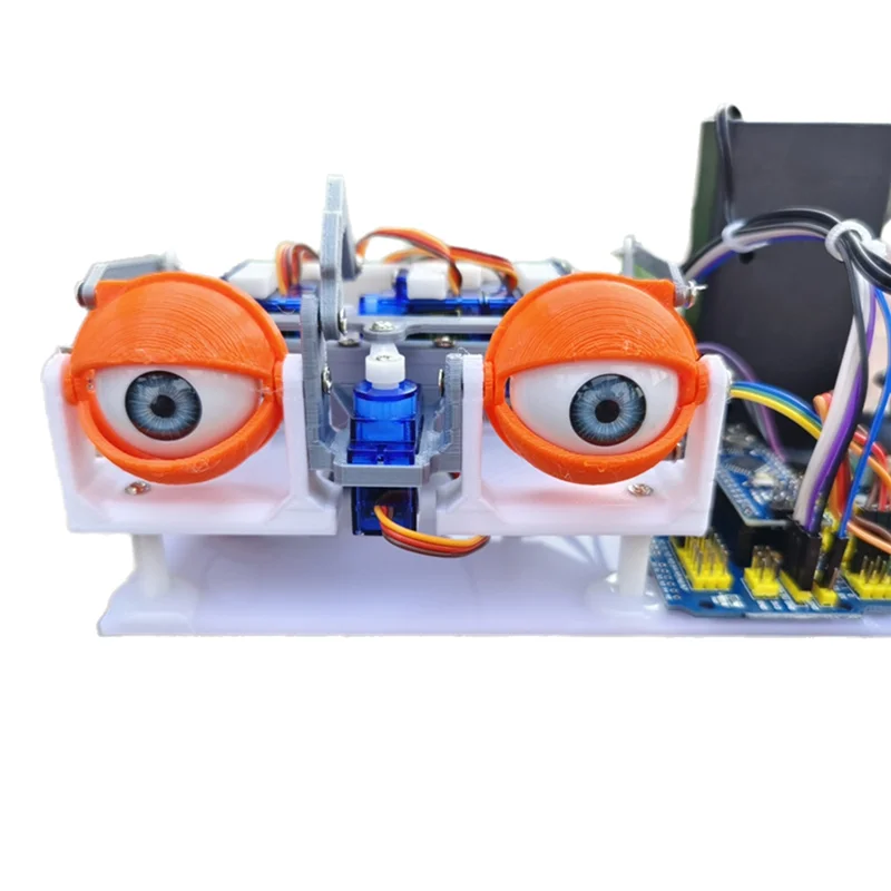 -Arduino 모바일 로봇 기계용 ABLP 로봇 생체 모방 눈 로봇 공학 과학 실험 소년 프로그램 장난감 STEM 키트