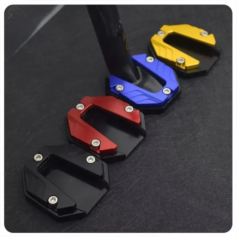 CNC アルミ合金オートバイバイクキックスタンドエクステンダー足側スタンド延長パッドサポートプレート滑り止め拡大ベース