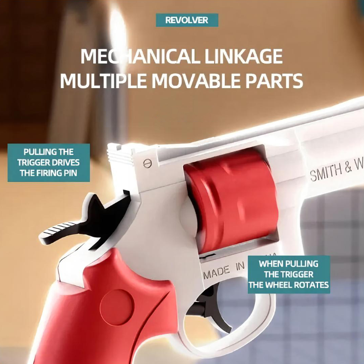 Mini Desert Eagle Manual Revolver Water Gun para crianças, pistola pequena, ao ar livre, brinquedo de praia, mecânico, fogo contínuo, ZP5