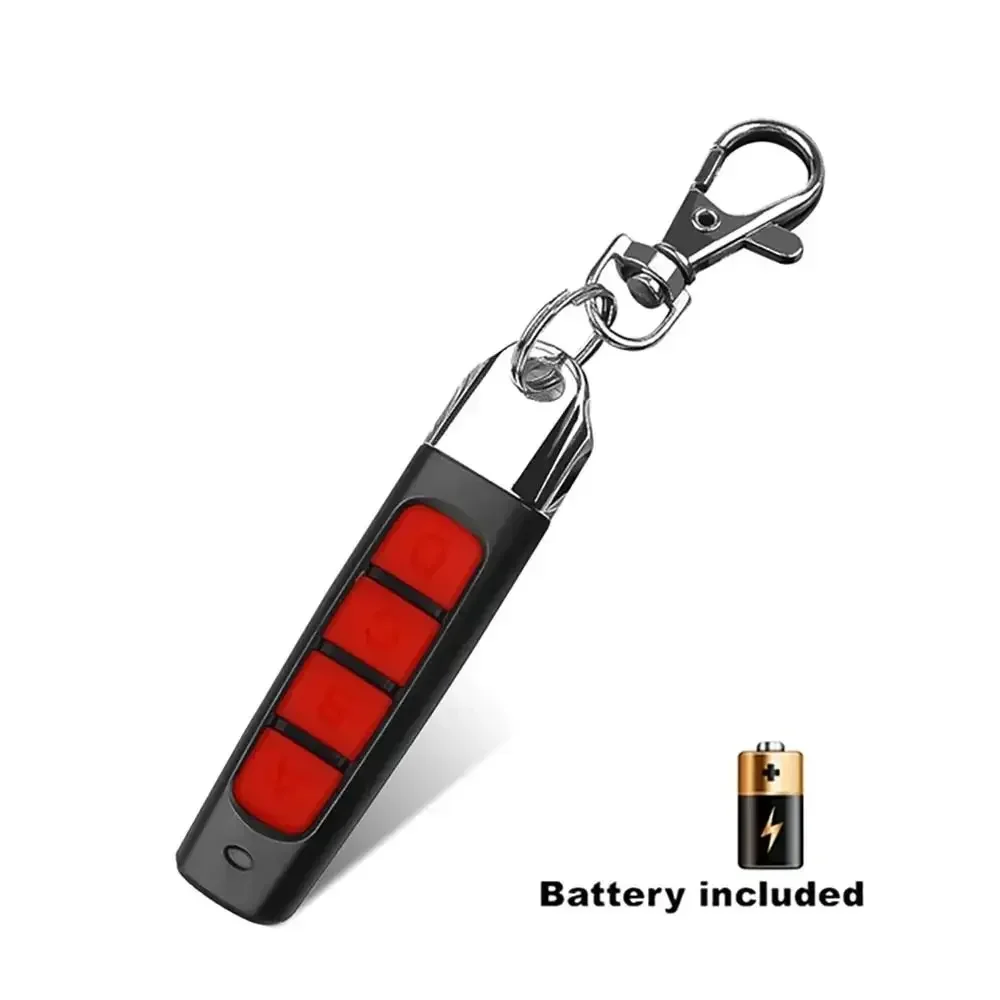 Replicador de llaves de coche, llavero de 433MHz, Control remoto, duplicador de código ABCD de 4 canales, clon de abridor de puerta/puerta de garaje