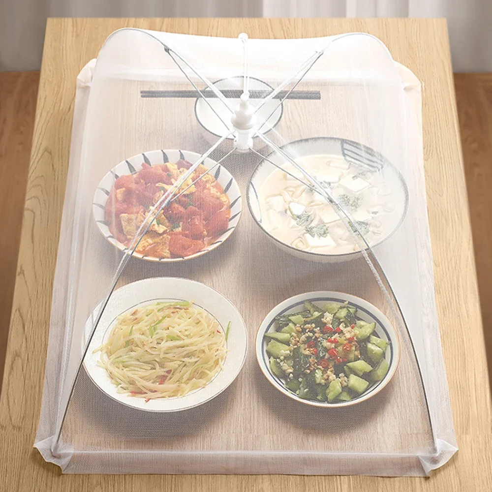 1PC 식탁 커버 야채 커버 홈 접이식 테이블 커버 새로운 먼지 및 파리 방지