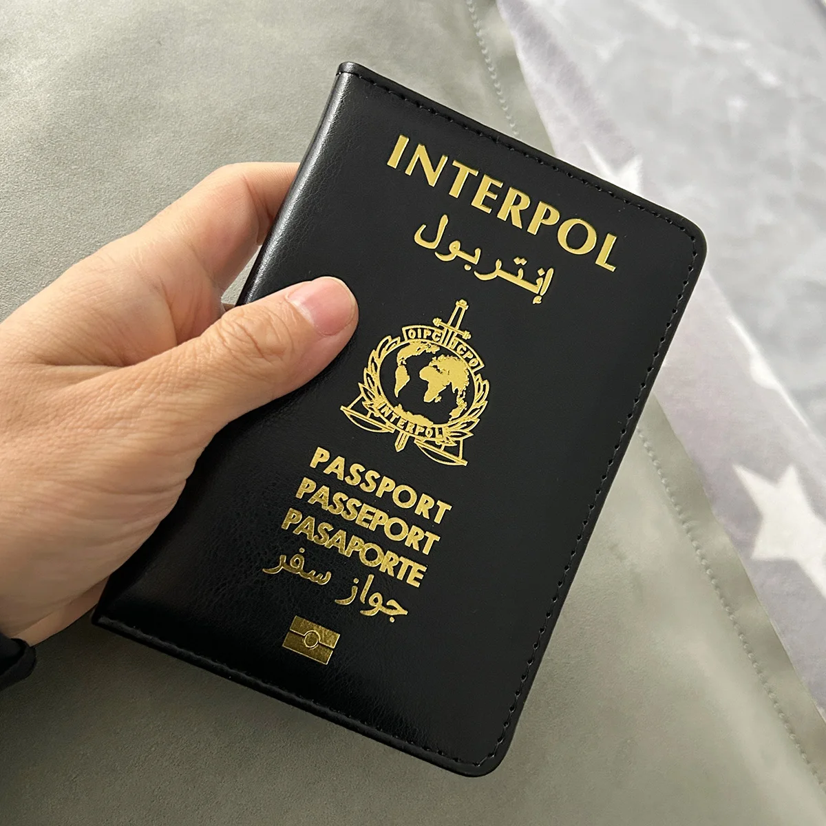Documento Internacional de Portada de Pasaporte Interpol