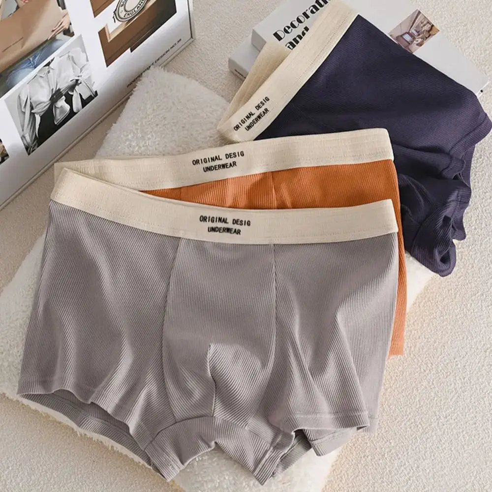 5 個メンズ綿の下着男性パンツボクサーショーツ通気性 U 凸パンティー男性のブリーフ卸売
