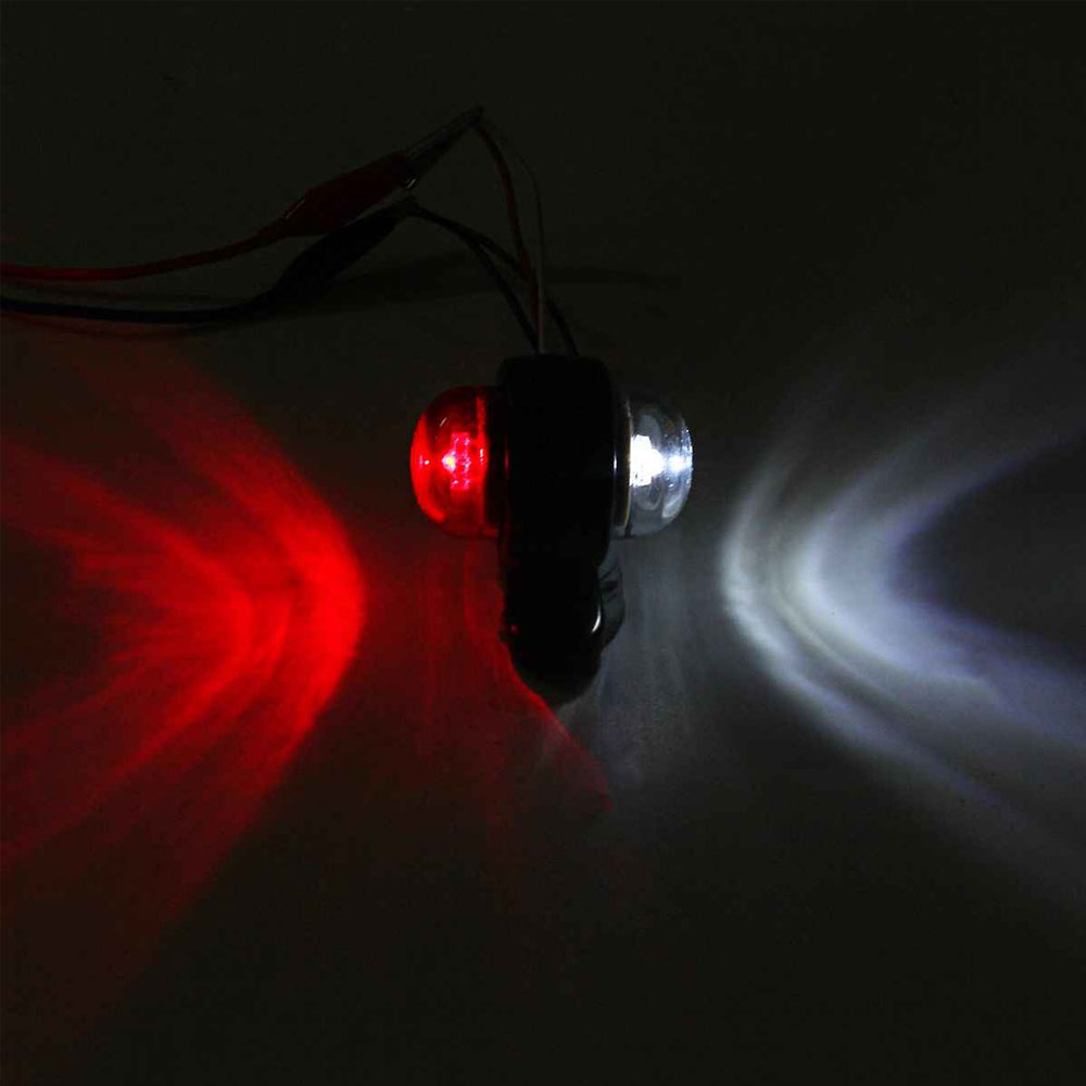 2 ピース/セットトラックテールライトアウトラインマーカー LED サイドマーカー 24v LED ライトトラック部品キャラバントレーラーランプ LED サイドライト