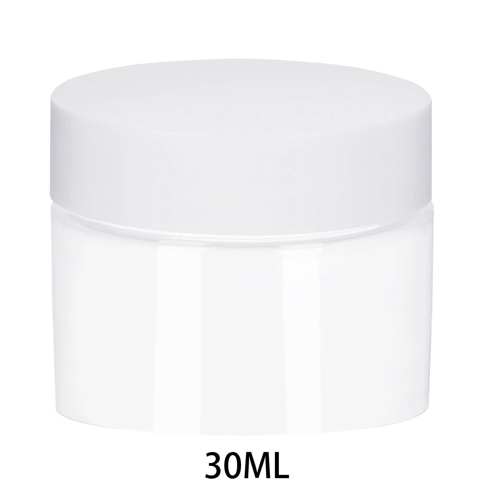 6pcs 30/40/50/60/80ml Empty Plastic Cosmetic Makeup Jar Pots Transparent Sample Bottles Eyeshadow Cream Lip Balm Container