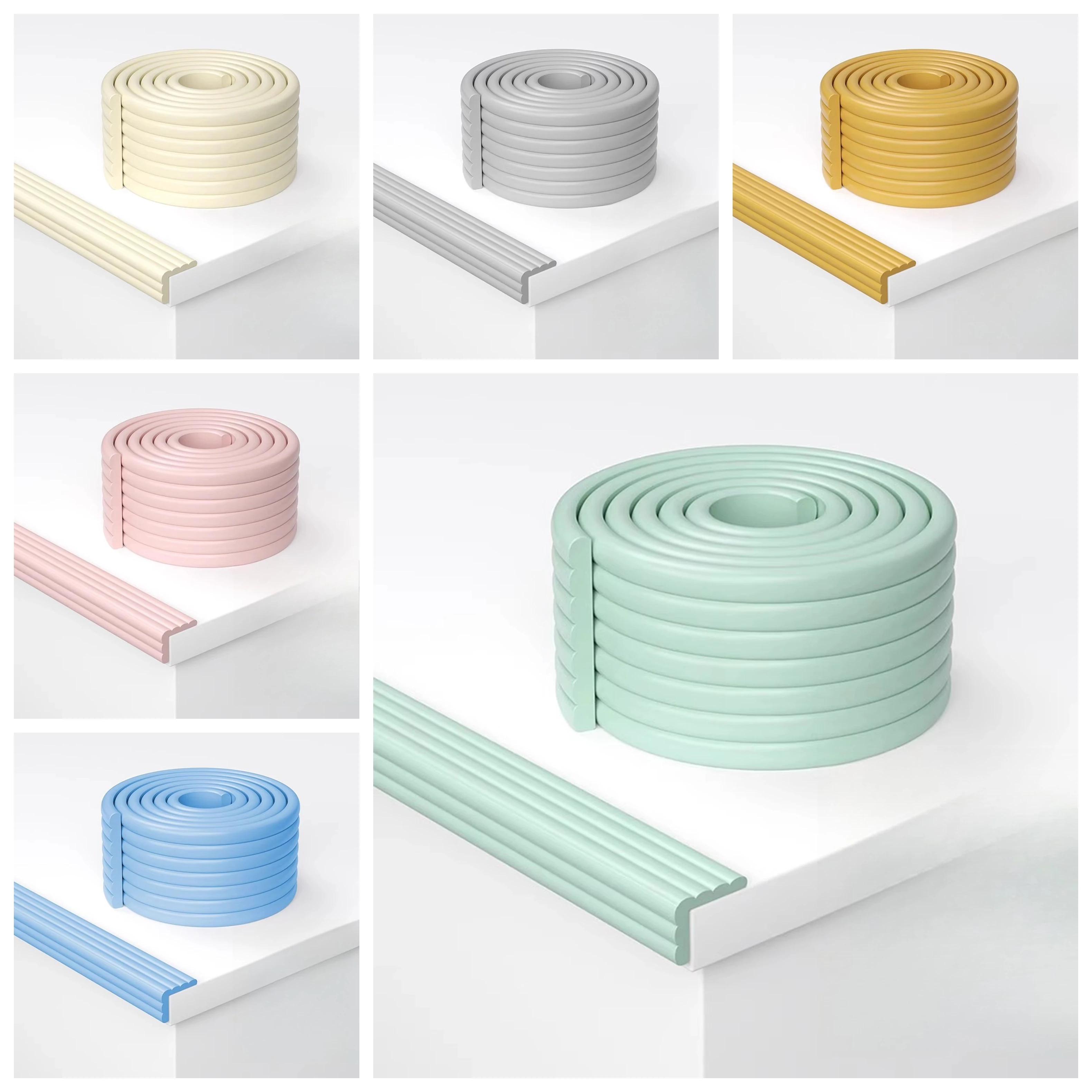 2M แถบป้องกันความปลอดภัยโต๊ะโต๊ะ EDGE GUARD Strip มุมเฟอร์นิเจอร์มุมเด็กความปลอดภัยโฟมป้องกัน
