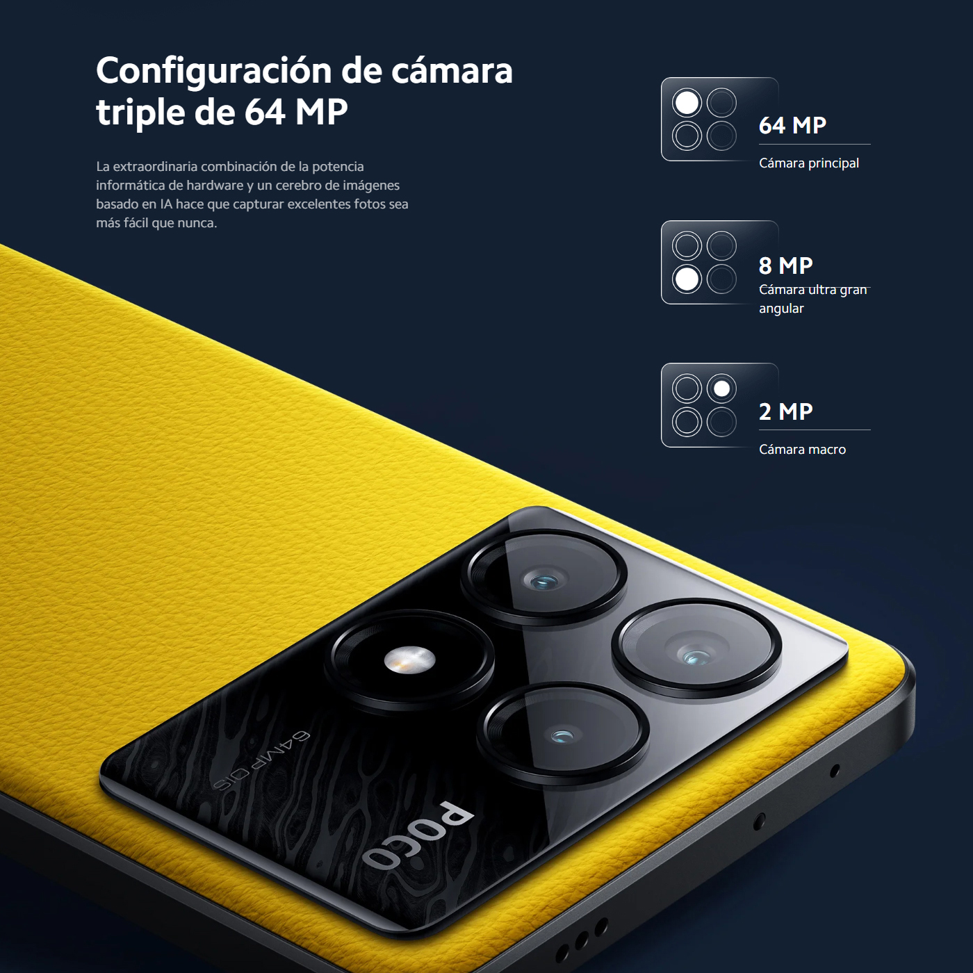 Xiaomi POCO X6 Pro 5G, 8 Go, 256 Go, 12 Go, 512 Go, NDavid EU Charger, Global Version, Mobile Phone