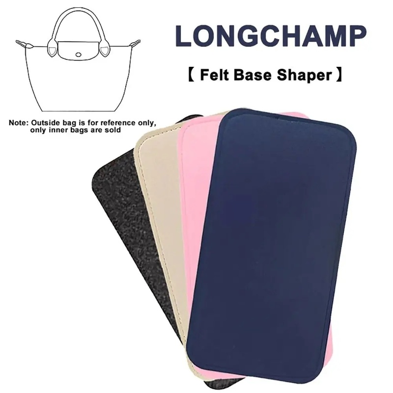 Felt Base Shaper Fits For LongChamp Le Pliage Handle Bag Bottom Plate Bag Anti Collapse Cosmetic Bag Felt Makeup Bag Support Pad