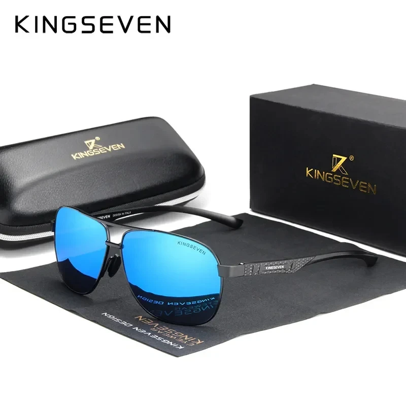 KINGSEVEN 偏光アルミサングラス男性 UV400 HD レンズパイロット目の保護フォトクロミックメガネ女性ナイトビジョン眼鏡