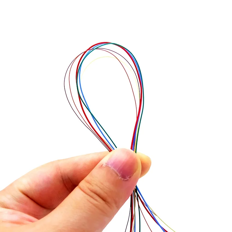 5M/50M FEP Dây 36/34/32/30/28/26AWG PTFE Nhựa siêu Mịn Micro Dây Litz Mỏ Hàn Có Độ Dẫn Điện Cao DIY Cáp Đồng